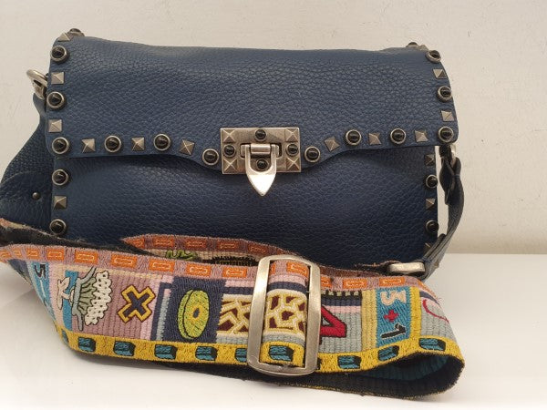 Valentino Blue Rockstud Bag-handbag-Valentino-The Closet Egypt