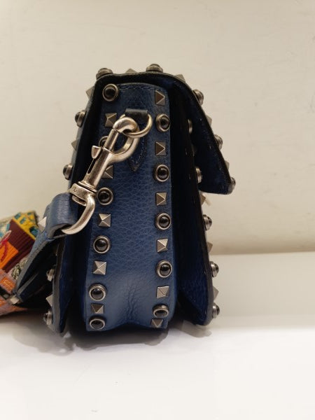 Valentino Blue Rockstud Bag-handbag-Valentino-The Closet Egypt