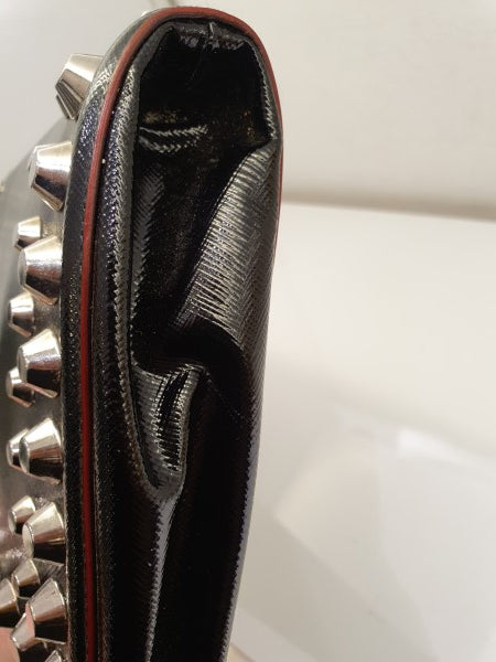 Prada Black Studded Clutch-Clutch-Prada-The Closet Egypt