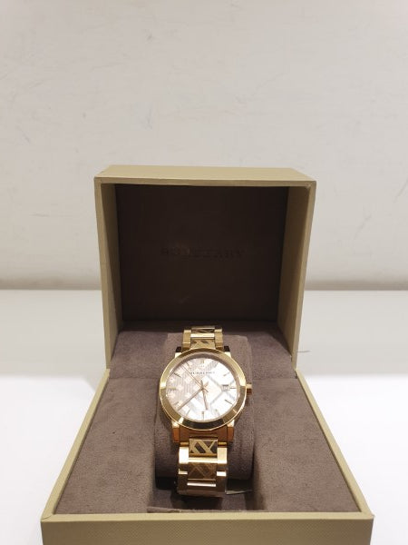 Burberry Gold Watch-Watch-Burberry-The Closet Egypt