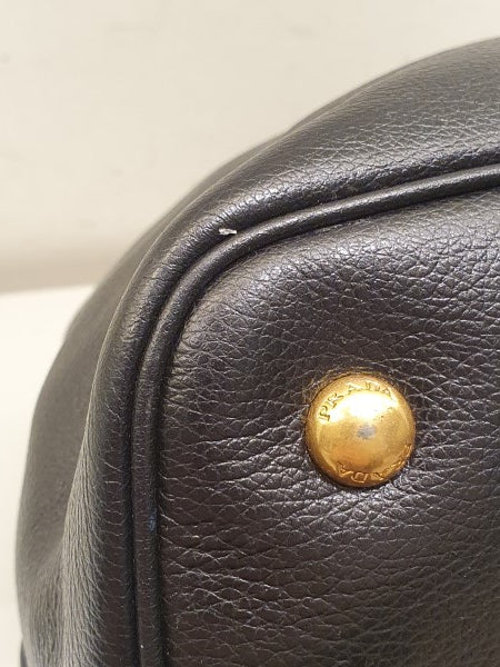 Prada Black Milano Small Tote Bag-handbag-Prada-The Closet Egypt