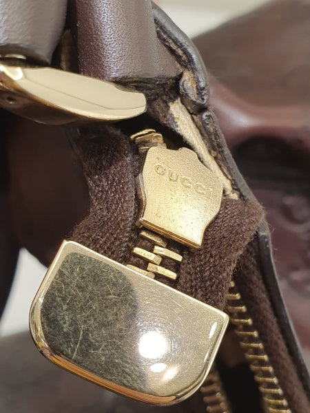 Gucci Brown GG D Ring Hobo Tote Bag-handbag-Gucci-The Closet Egypt