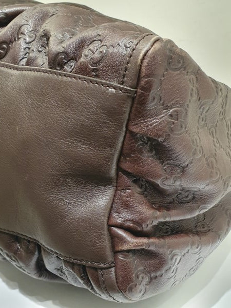 Gucci Brown GG D Ring Hobo Tote Bag-handbag-Gucci-The Closet Egypt