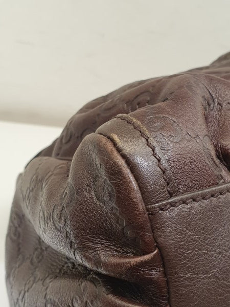 Gucci Brown GG D Ring Hobo Tote Bag-handbag-Gucci-The Closet Egypt