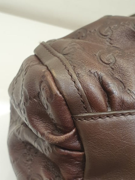 Gucci Brown GG D Ring Hobo Tote Bag-handbag-Gucci-The Closet Egypt