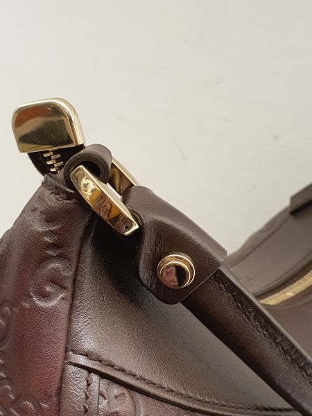 Gucci Brown GG D Ring Hobo Tote Bag-handbag-Gucci-The Closet Egypt