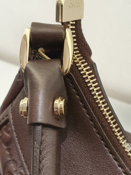 Gucci Brown GG D Ring Hobo Tote Bag-handbag-Gucci-The Closet Egypt