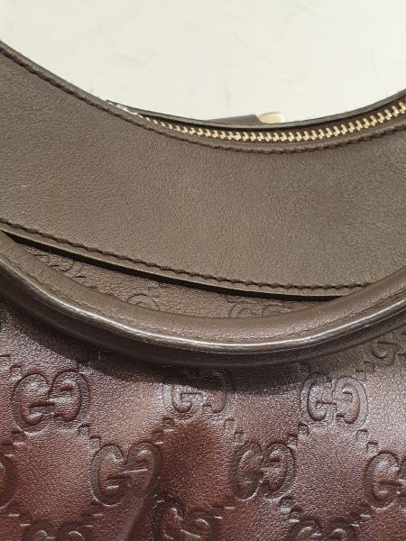 Gucci Brown GG D Ring Hobo Tote Bag-handbag-Gucci-The Closet Egypt