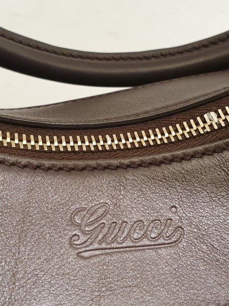Gucci Brown GG D Ring Hobo Tote Bag-handbag-Gucci-The Closet Egypt