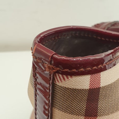 Burberry Red Nova Check Heart Gracie Diaper Tote Bag-handbag-Burberry-The Closet Egypt