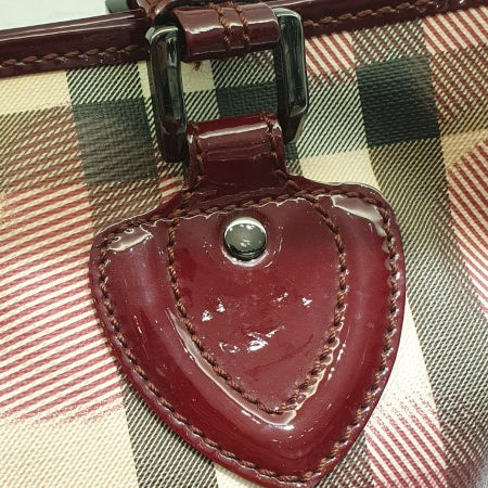 Burberry Red Nova Check Heart Gracie Diaper Tote Bag-handbag-Burberry-The Closet Egypt