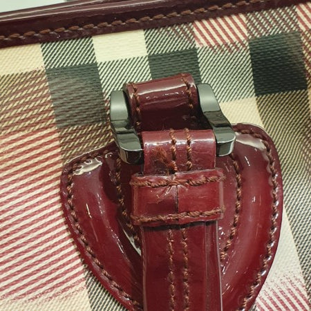 Burberry Red Nova Check Heart Gracie Diaper Tote Bag-handbag-Burberry-The Closet Egypt