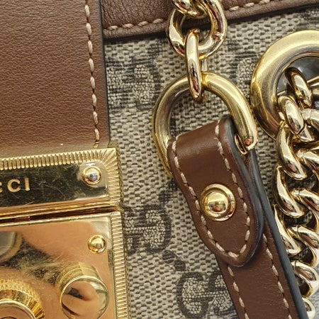 Gucci Bicolor GG Supreme Padlock Shoulder Bag-handbag-Gucci-The Closet Egypt