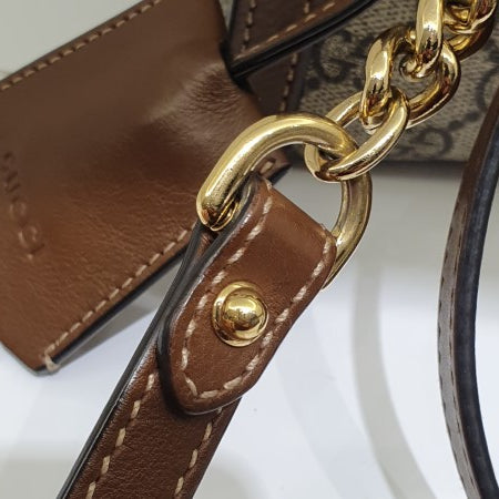 Gucci Bicolor GG Supreme Padlock Shoulder Bag-handbag-Gucci-The Closet Egypt