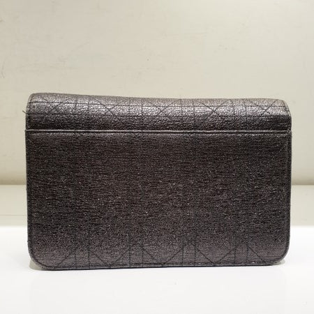 Christian Dior Metallic Grey Miss Dior WOC-Wallet Chain-Christian Dior-The Closet Egypt