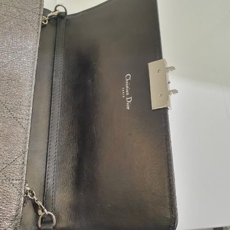 Christian Dior Metallic Grey Miss Dior WOC-Wallet Chain-Christian Dior-The Closet Egypt