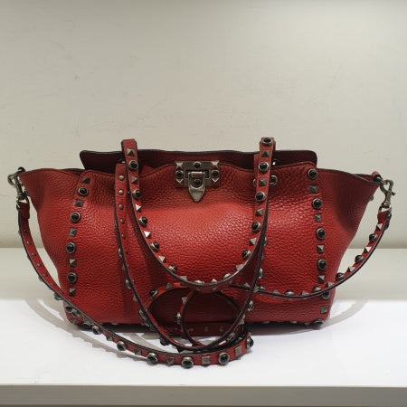 Valentino Red Rockstud Bag-handbag-Valentino-The Closet Egypt