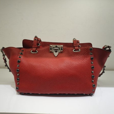 Valentino Red Rockstud Bag-handbag-Valentino-The Closet Egypt