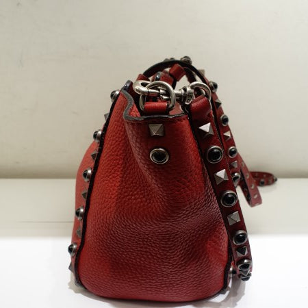 Valentino Red Rockstud Bag-handbag-Valentino-The Closet Egypt
