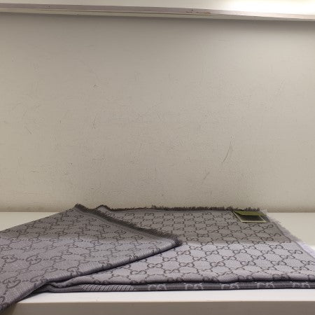 Gucci Light Grey Scarf-Scarf-Gucci-The Closet Egypt