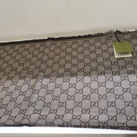 Gucci Dark Brown Scarf-Scarf-Gucci-The Closet Egypt