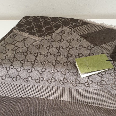 Gucci Dark Brown Scarf-Scarf-Gucci-The Closet Egypt