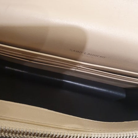 YSL Beige Kate Tassel Small Wallet on Chain-Wallet Chain-YSL-The Closet Egypt