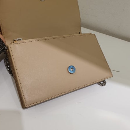 YSL Beige Kate Tassel Small Wallet on Chain-Wallet Chain-YSL-The Closet Egypt