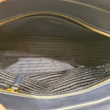Prada Dark Blue Tote Bag-handbag-Prada-The Closet Egypt