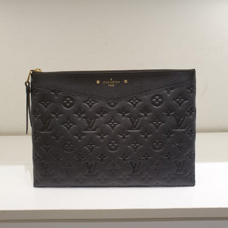 Louis Vuitton Black Monogram Empreinte Daily Pouch-Pouch-Louis Vuitton-The Closet Egypt