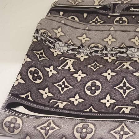 Louis Vuitton Tricolor Monogram Denim Square Jacquard Scarf-Scarf-Louis Vuitton-The Closet Egypt