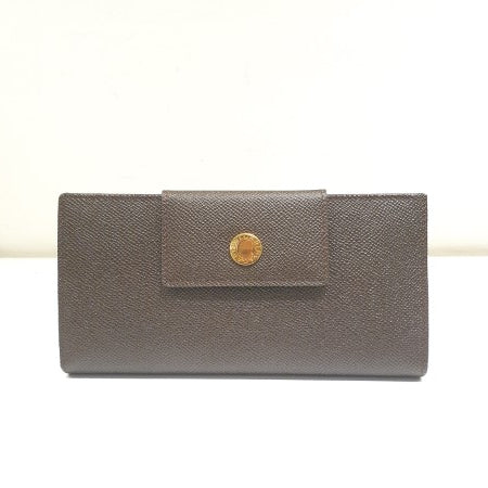 Bvlgari Dark Brown Wallet-wallet-Bvlgari-The Closet Egypt
