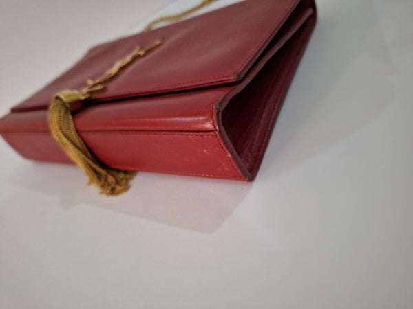 YSL Red Kate Tassel Small Bag-handbag-YSL-The Closet Egypt