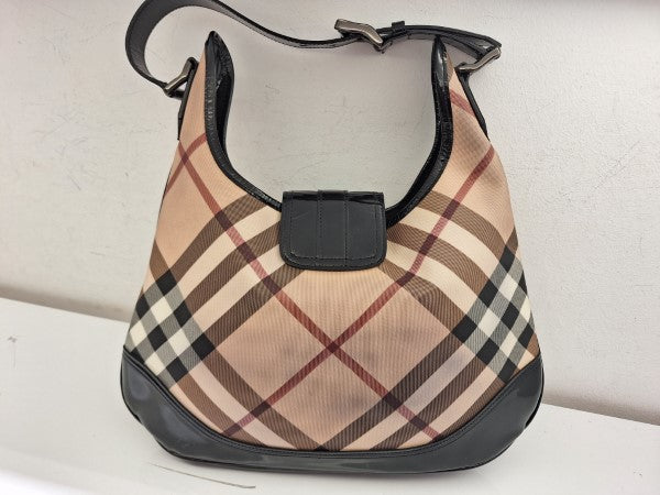 Burberry Bicolor Nova Check Hobo Bag-handbag-Burberry-The Closet Egypt