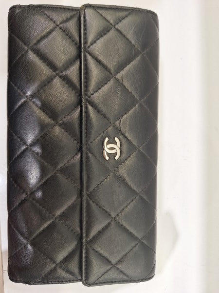 Chanel Black CC Flap Wallet-wallet-Chanel-The Closet Egypt