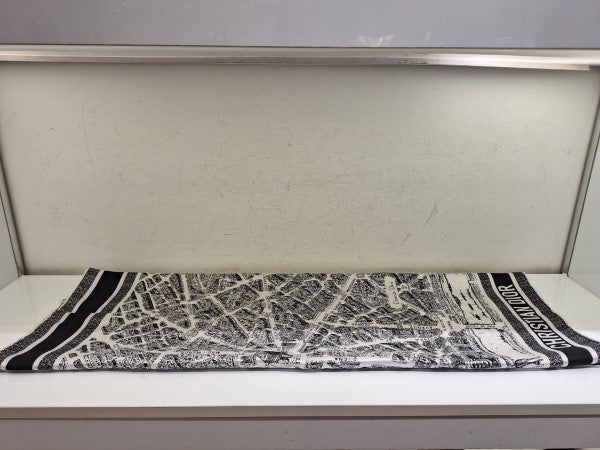 Christian Dior Bicolor Square Scarf-Scarf-Christian Dior-The Closet Egypt