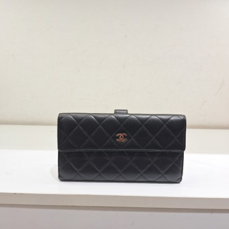 Chanel Black CC Flap Wallet-wallet-Chanel-The Closet Egypt