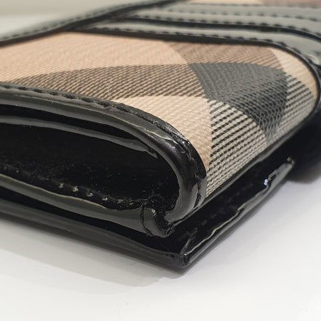 Burberry Bicolor House Check Wallet-wallet-Burberry-The Closet Egypt