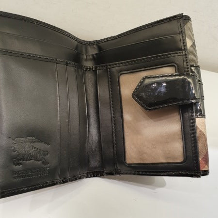 Burberry Bicolor House Check Wallet-wallet-Burberry-The Closet Egypt