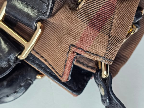 Burberry Bicolor Nova Check Top Handle Bag-handbag-Burberry-The Closet Egypt