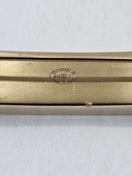 Chanel Gold Word Brooch-Brooch-Chanel-The Closet Egypt