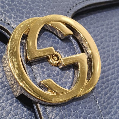Gucci Blue Interlocking Medium Bag-handbag-Gucci-The Closet Egypt