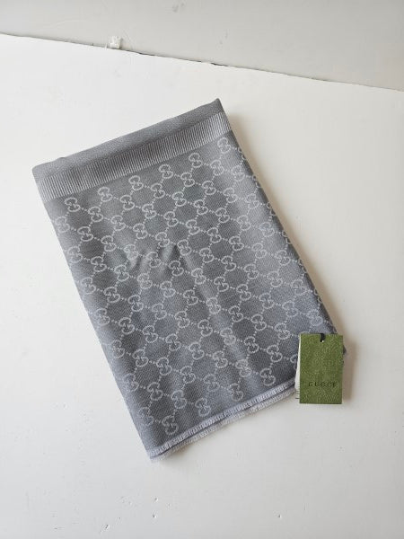 Gucci Light Grey GG Scarf-Scarf-Gucci-The Closet Egypt