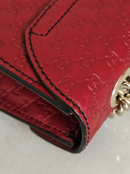 Gucci Dark Red Monogram Emily Bag-handbag-Gucci-The Closet Egypt
