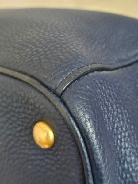 Prada Blue Vitello Daino Tote Bag-handbag-Prada-The Closet Egypt