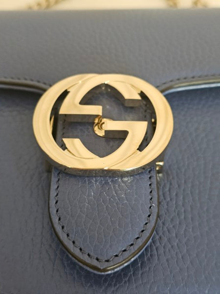 Gucci Blue Interlocking Small Crossbody Bag-handbag-Gucci-The Closet Egypt