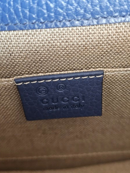 Gucci Blue Interlocking Small Crossbody Bag-handbag-Gucci-The Closet Egypt