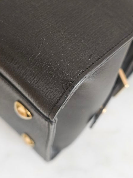 YSL Black Cabas Tote Bag-handbag-YSL-The Closet Egypt