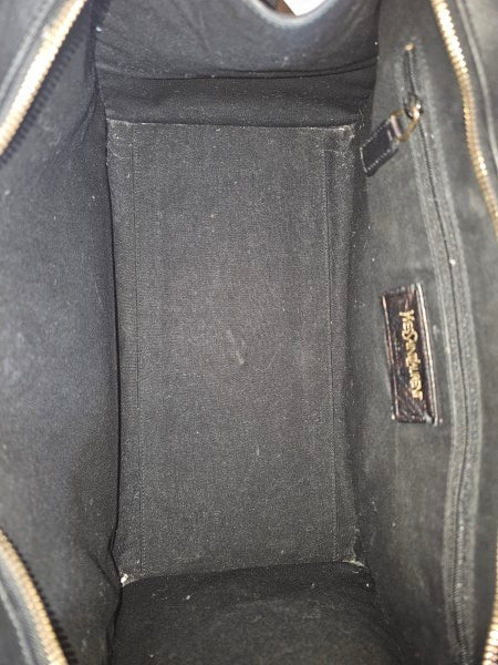 YSL Black Cabas Tote Bag-handbag-YSL-The Closet Egypt