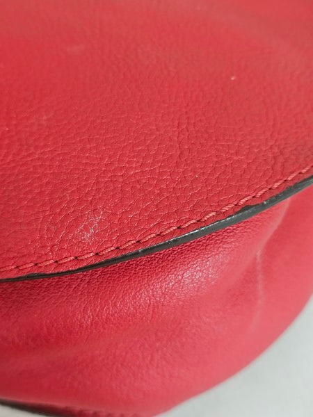 Chloe Red Marcie Zip Crossbody Bag-handbag-Chloe-The Closet Egypt